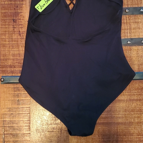 SOLD - Sam Edelman Strappy Plunge Bodysuit - Picture 5 of 10